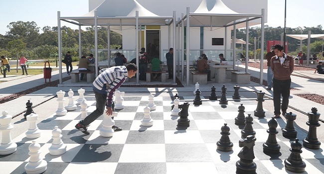 Con concurso de logotipo celebraran tercer año del parque de ajedrez. Foto: EsImagen