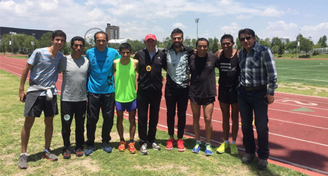 Maratonistas de Perú cierran preparación en Puebla para ir a Río. Foto: Especial