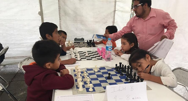 Organiza Antorcha torneo estatal de ajedrez en Tehuacán. Foto: Especial