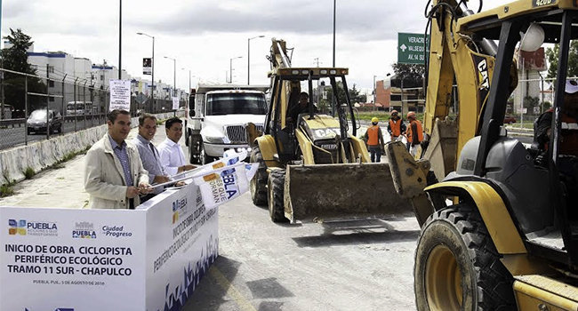 Inician obras de ampliación de cicloplista del periférico ecológico. Foto: Especial