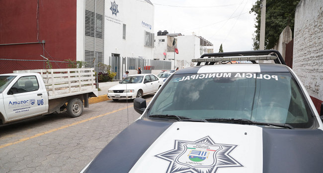 Edil de Amozoc se deslinda de policías municipales. Foto: José Castañares / EsImagen