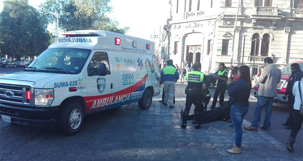 Policías de la Ssptm protagonizan dos incidentes viales. Foto: Twitter @JavierLopezDiaz