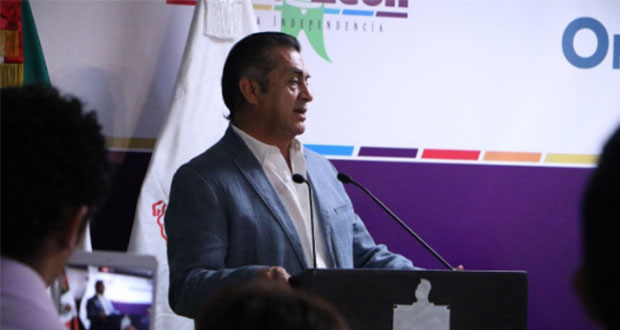 “El Bronco” no descarta dejar la gubernatura y buscar la presidencia. Foto: Twitter @SDS_NL