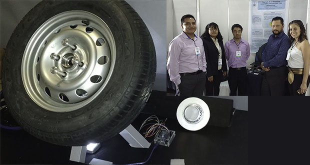 Alumnos de la BUAP crean birlos antirrobos para rines de autos. Foto: Especial