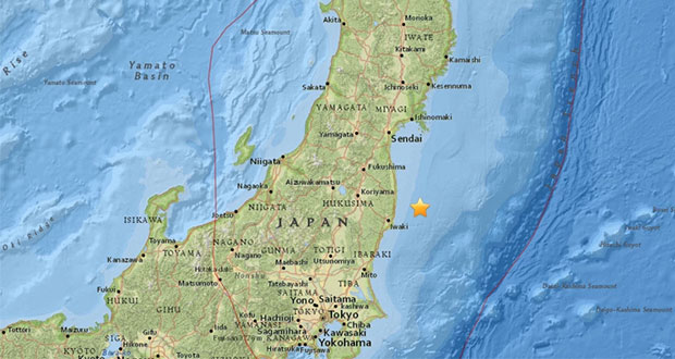 Alerta de tsunami en Japón por terremoto de 7.4 grados Richter. Foto: CNN