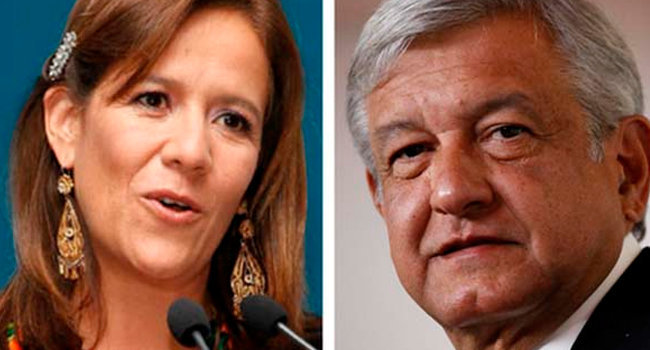 Zavala y Obrador, punteros para la presidencia en comicios del 2018. Foto: Sin Sensura