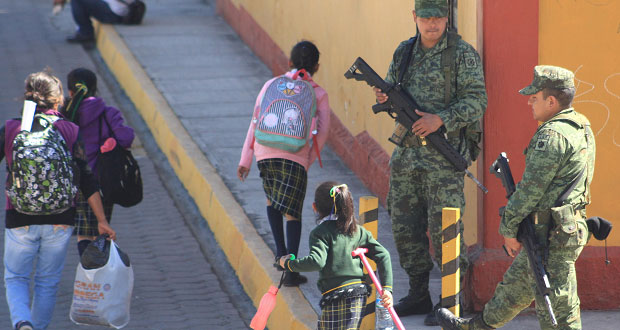Disminuye población que ve necesaria presencia de Ejército en calles
