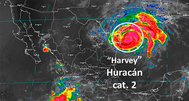 Harvey provocaría tormentas fuertes en Puebla el fin de semana