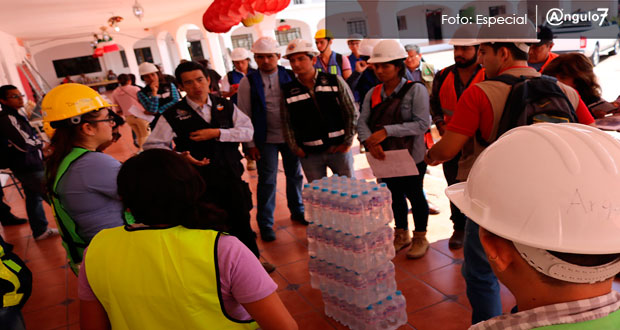En comunidades de Ocoyucan, evalúan daños en infraestructura