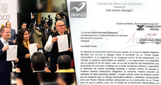 Panal se suma a Frente Ciudadano