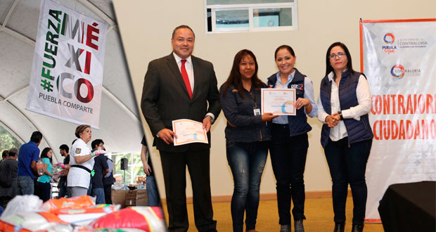 Contralores ciudadanos vigilan centro de acopio en Centro Expositor