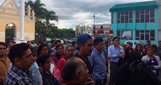 Otra vez protestan vecinos de Cuautlancingo