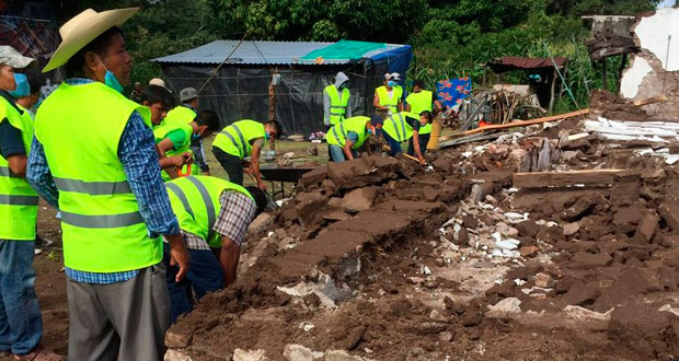 Piden a Federación 116 mdp para retiro de escombros por sismo