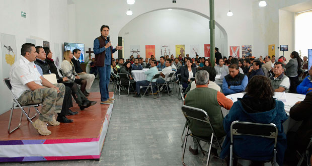 Juntas auxiliares de SPC propondrán obras para presupuesto 2018