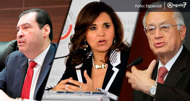 Senadores Urzúa, Alcalá y Bartlett
