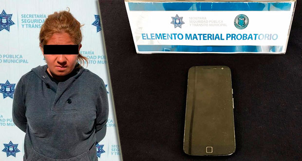 Ssptm detiene a mujer por robo a transeúnte en La Ciénega