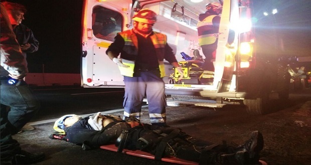 Habían asaltado a una familia que viajaba en su automóvil a la Ciudad de México.