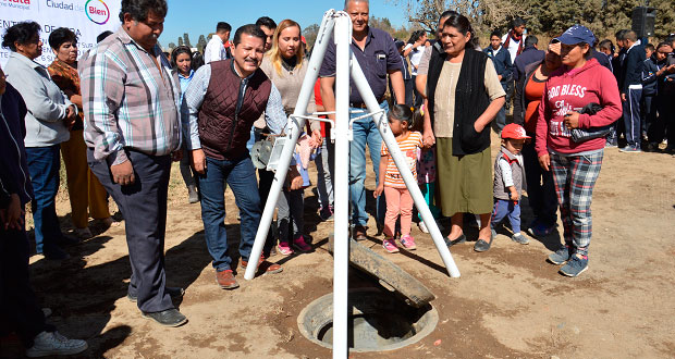 Amplían drenaje sanitario en SPC; comuna invirtió 1.3 mdp