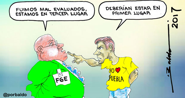Caricatura: Fiscalía poblana sin convencer a los ciudadanos