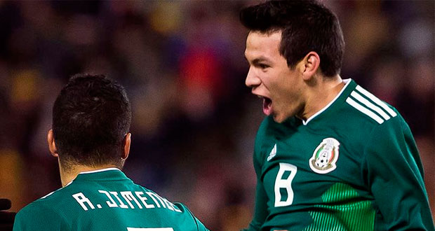 Lozano marca doblete y México empata a 3 con Bélgica en Bruselas