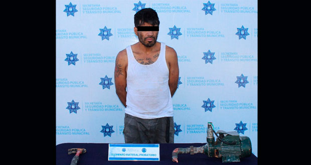 Detienen a sujeto por robo a casa habitación en Lomas de Loreto