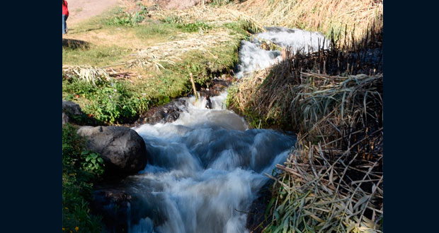 Liberan canal en Atlixco para sembrar en Santa Mónica y Nexatego