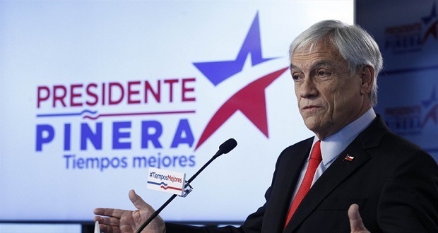 En segunda ronda de votaciones, Sebastián Piñera gana la presidencia de Chile