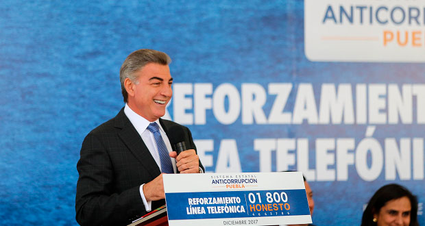 Vuelve línea 01 800 HONESTO para denunciar corrupción