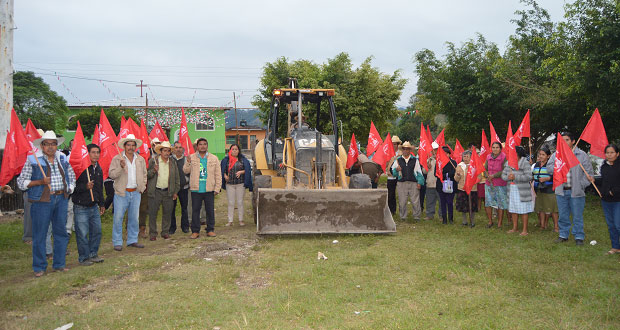 Inician construcción de parque recreativo en Ayotoxco