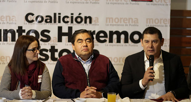 Armenta y de la Sierra inician precampaña a Senado por Morena-PT-PES