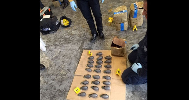 Decomisan 1,960 granadas que irían a cárteles en Tepito y Edomex
