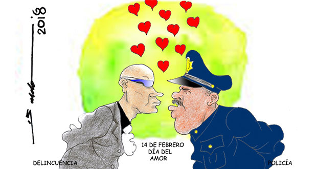 Caricatura: Sólo falta amor
