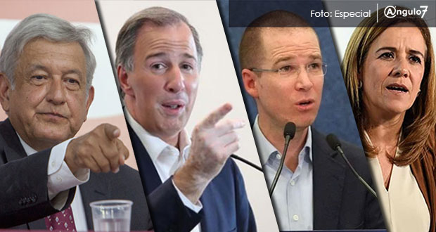 ¿Dónde y cuándo inician campaña por Presidencia AMLO, Meade, Anaya y Zavala?