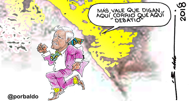 Caricatura-AMLO-le-huye-a-los-debates