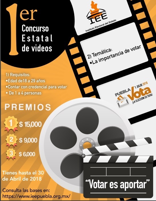IEE convoca a concurso de video para promover el voto