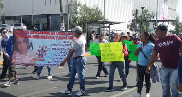 Protesta 28 de Octubre por “agresión” y “despojo” en calzada Zaragoza