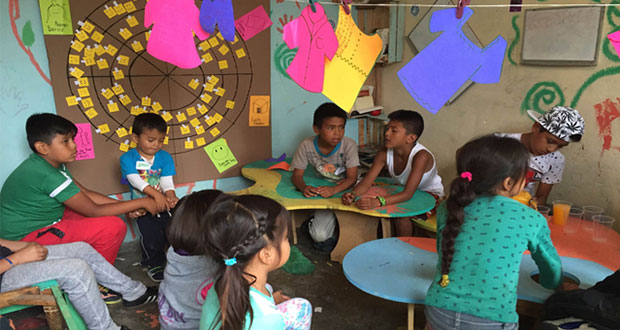 Proyecto de BUAP integra a niños en transformar de espacio público