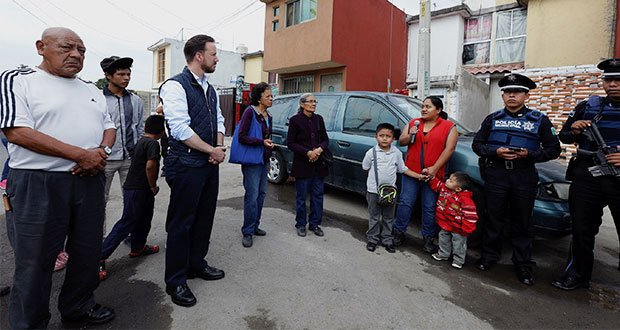 Banck y vecinos de La Resurrección supervisan diversas obras