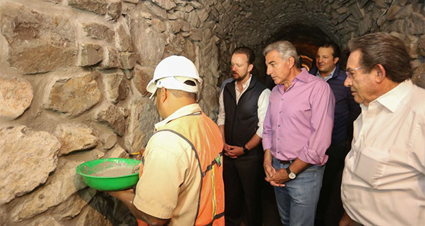 Gali y Banck constatan avance del 65% en el Pasaje Histórico