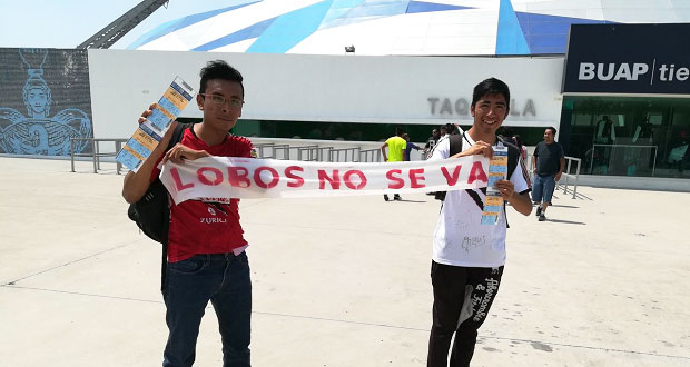 Lobos BUAP regaló 2,500 boletos para el duelo ante Necaxa