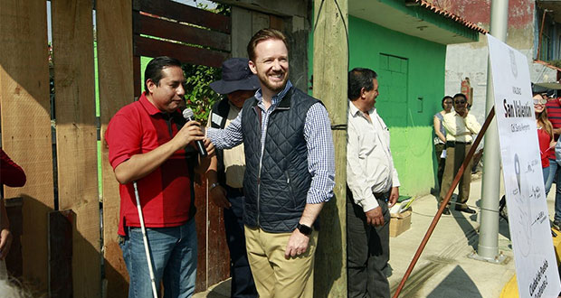 Banck supervisa vialidad San Valentín de colonia Santa Margarita