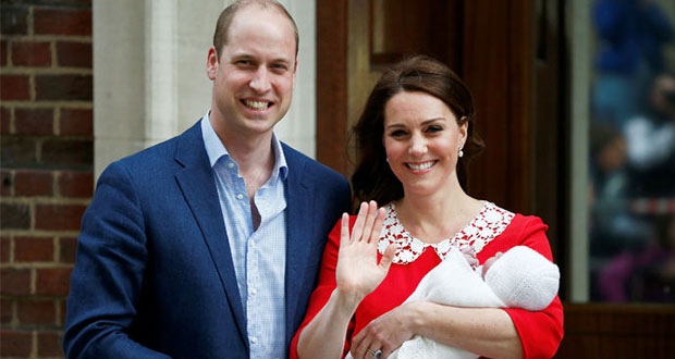 Nace el tercer hijo del príncipe William y la duquesa Catalina