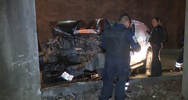 Director operativo de la policía auxiliar muere en distribuidor Juárez-Serdán