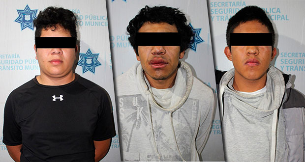 Ssptm detiene en Las Carmelitas a 4 hombres por robo a Oxxo