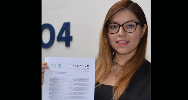 Alumna de BUAP, seleccionada en programa nacional de talento