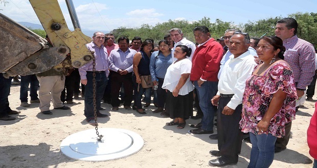 Conagua y Gali supervisan sistema de alcantarillado de Acajete