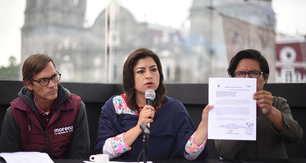 Eduardo Rivera, responsable de que no haya debate: Claudia Rivera