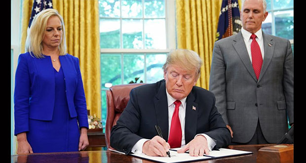 Trump cede y decreta “mantener unidas” a familias inmigrantes