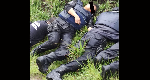 Enfrentamiento con presuntos huachicoleros deja 5 policías muertos en Amozoc