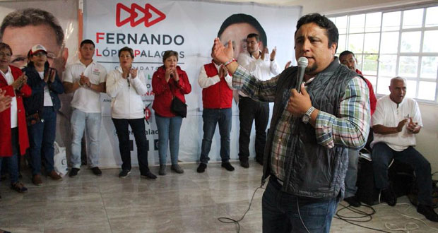 Fernando López da a conocer propuestas en colonia “La Mesita”